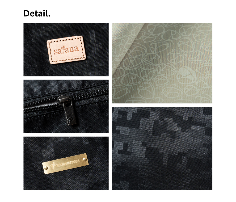 satana 城市光影托特包-樂高壓紋 SOS235R 細節特寫照