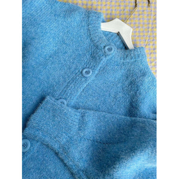 Loose and thickened knitted sweater [blue] [can be worn up to 150 pounds in one size]