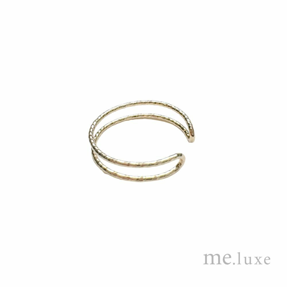 【me.luxe】K10雙C開口戒