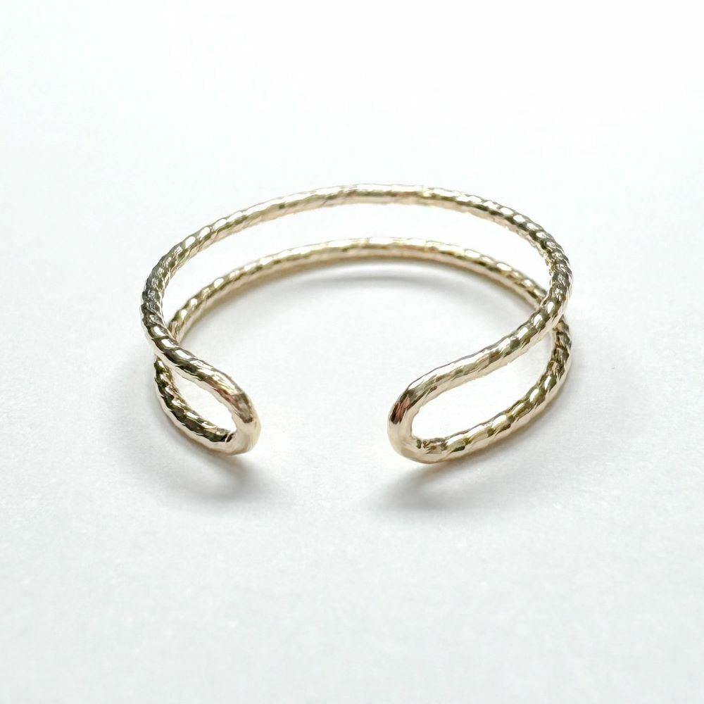 【me.luxe】K10雙C開口戒