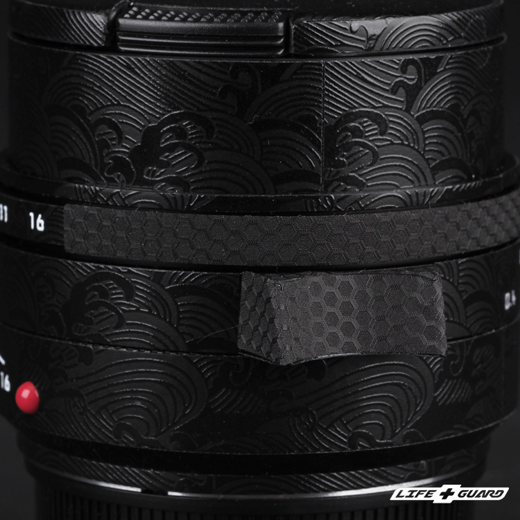 LIFE+GUARD 鏡頭貼膜安裝示意，適用 Leica SUMMILUX-M 35mm F1.4