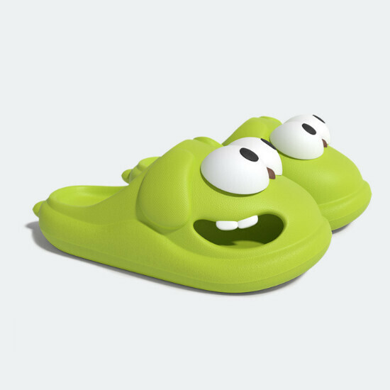 Hot selling big-eyed dog anti-slip hole sandals [avocado green] [size 36-41] (please contact customer service to confirm the delivery size after placing the order)