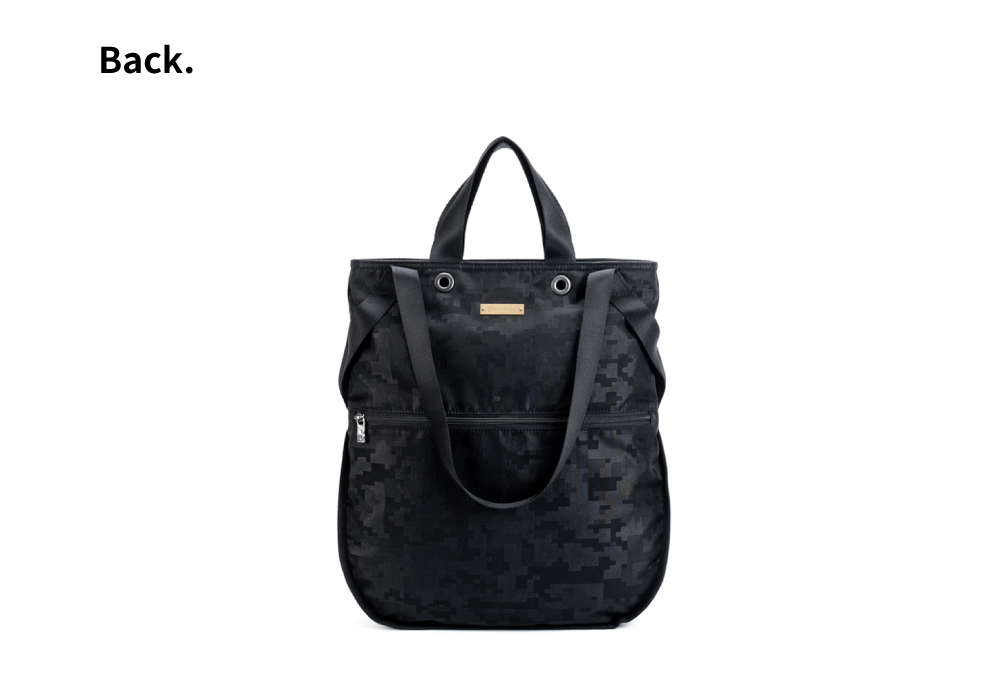 satana 城市光影托特包-樂高壓紋 SOS235R 背面照
