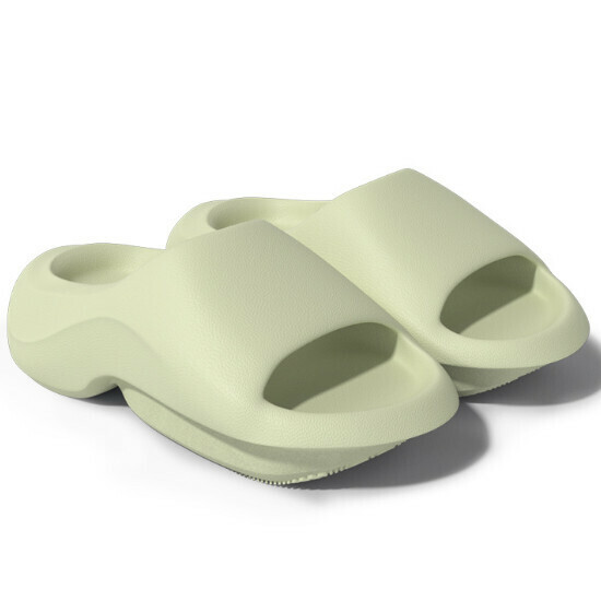 Hot selling outdoor eva poop-stomping sandals [bean paste green] [size 36-45] (please contact customer service to confirm the delivery size after placing an order)