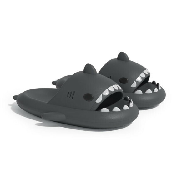 Hot Selling Shark Style EVA Sandals [Far Mountain Gray] [Size 36-45] (Please contact customer service to confirm the delivery size after placing the order)