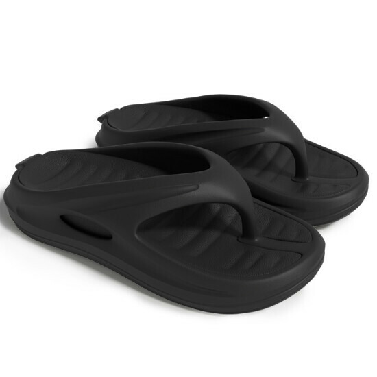 Hot selling versatile non-slip and wear-resistant EVA flip-flops [carbon black] [size 38-45] (please contact customer service to confirm the delivery size after placing the order)