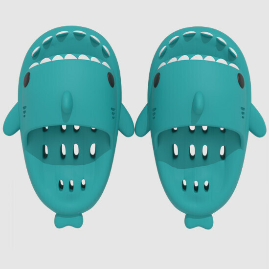 Hot selling shark style non-slip hollow sandals [mint green] [size 36-47] (please contact customer service to confirm the delivery size after placing the order)