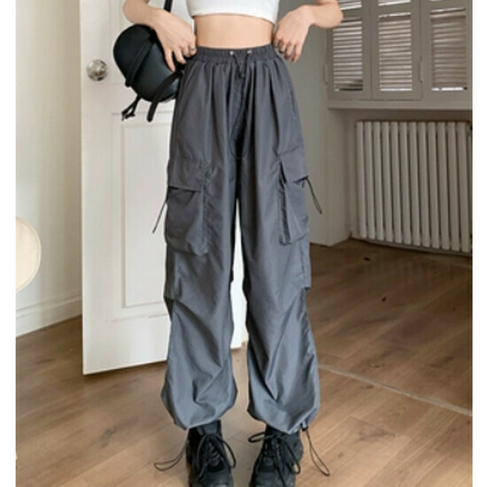 Hot selling quick-drying workwear wide-leg pants [grey] [S-XL size] (please contact customer service to confirm the delivery size after placing the order)