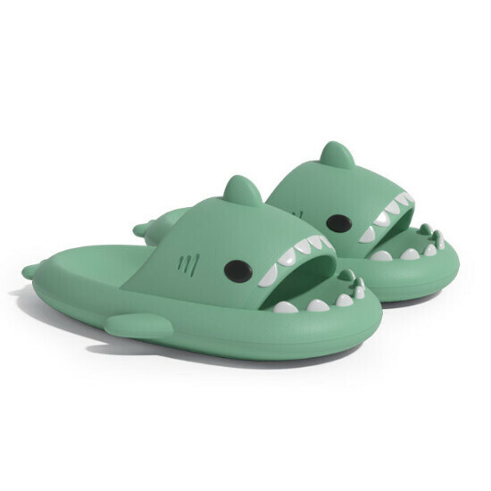 Hot selling shark style EVA sandals [Matcha Green] [Size 36-45] (please contact customer service to confirm the delivery size after placing the order)
