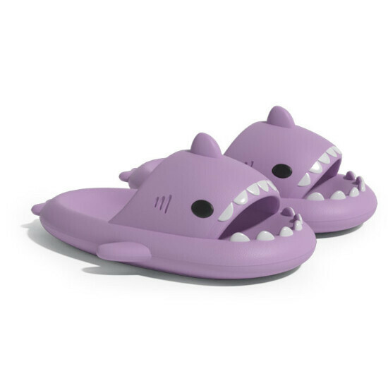 Hot selling shark style EVA sandals [purple] [size 36-41] (please contact customer service to confirm the delivery size after placing the order)
