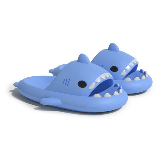 Hot selling shark style EVA sandals [smoke blue] [size 36-47] (please contact customer service to confirm the delivery size after placing the order)