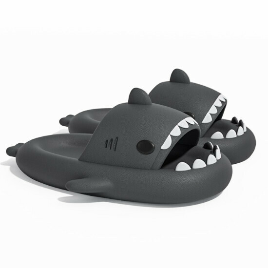 Hot selling shark style EVA sandals [Far Mountain Gray (children's style)] [150-220 sizes] (please contact customer service to confirm the delivery size after placing the order)