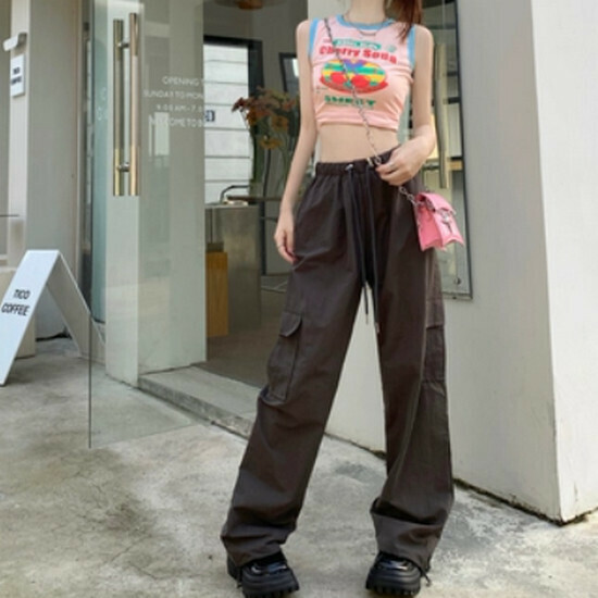 Hot selling quick-drying workwear wide-leg pants [grey] [size S-L] (please contact customer service to confirm the delivery size after placing the order)