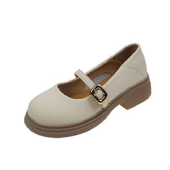 Hot selling two-wear loafers [beige] [size 35-40] (please contact customer service to confirm the delivery size after placing the order)