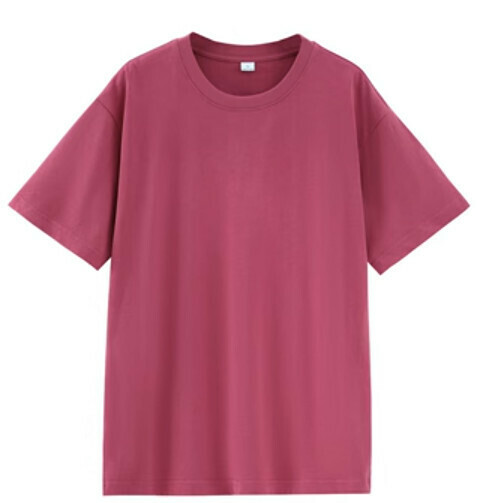 熱推基礎款純色T恤（磚紅色S-4XL下單後聯絡客服確認發貨尺碼）