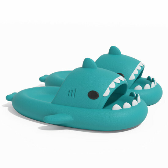 Hot selling shark style EVA sandals [mint green (adult style)] [size 36-47] (please contact customer service to confirm the delivery size after placing the order)