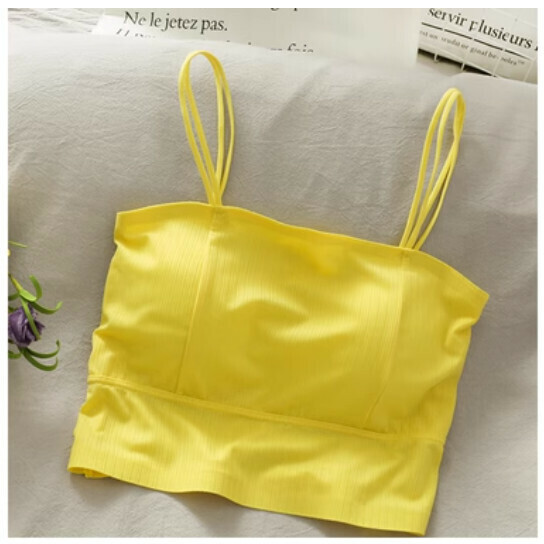 Bandeau Camisole Base Layer (Yellow) (One Size)