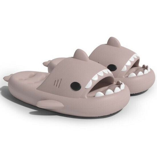 Hot selling shark style non-slip hollow sandals [small xenon powder] [size 36-41] (please contact customer service to confirm the delivery size after placing the order)