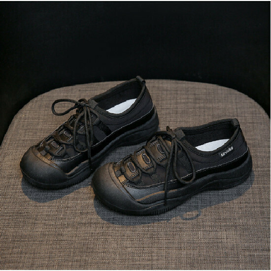 熱賣大頭小白鞋【黑色】【35-40碼】(下單後請聯絡客服確認發貨尺碼)