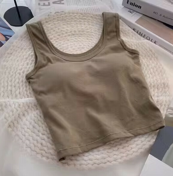 Summer Short Vest with Chest Padding (Army Green) [One Size]