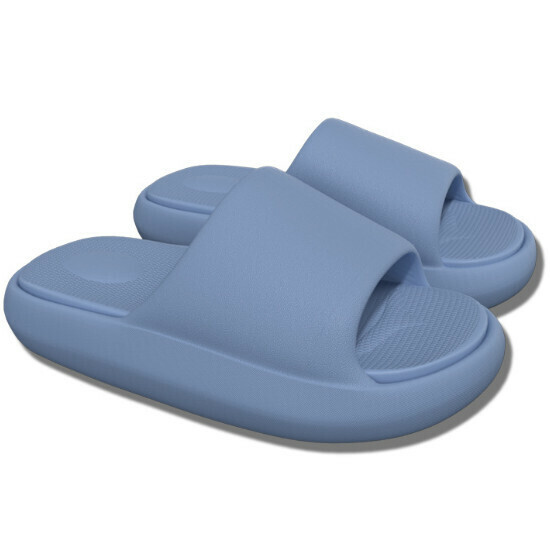 Hot selling thick-soled anti-slip slippers for couples [haze blue] [size 36-45] (please contact customer service to confirm the delivery size after placing the order)
