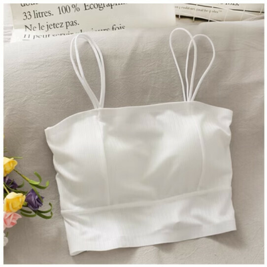 Bandeau Camisole Base Layer (White) (One Size)