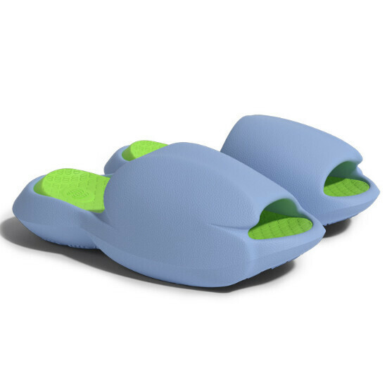 Hot selling non-slip and wear-resistant outdoor beach slippers [blue-green] [size 36-45] (please contact customer service to confirm the delivery size after placing the order)