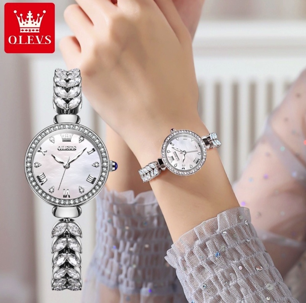 Hot Selling Oris Light Luxury Bracelet Quartz Watch Women's Watch (Steel Strap White Women)