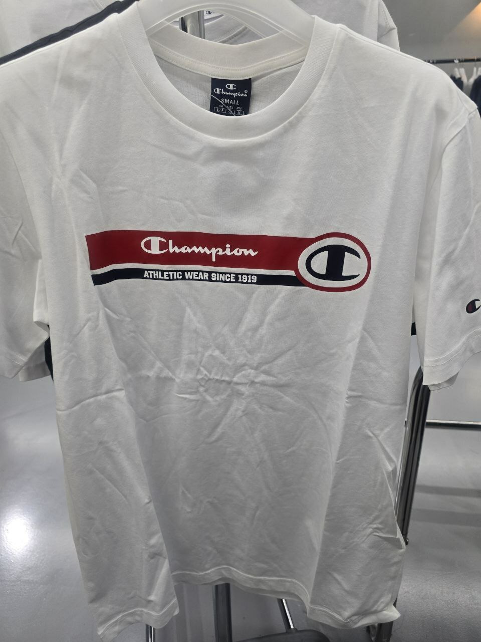 [S] CHAMPION HERITAGE CLASSIC SHORT SLEEVE T-SHIRT,WHITE, CKTS3ES03WT00S (SZZ360)