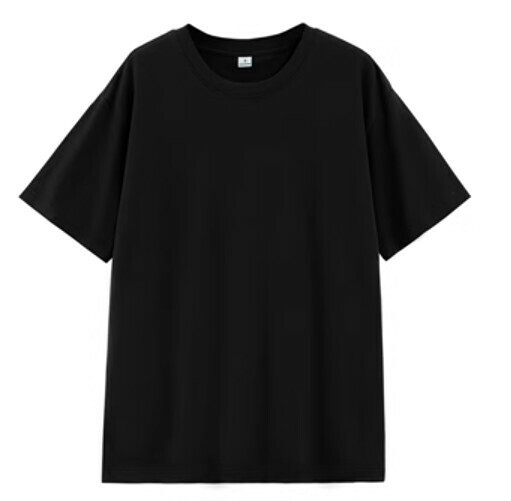 新款基礎款純色T恤（黑色S-4XL下單後聯絡客服確認發貨尺碼）