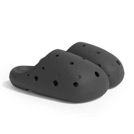 Hot selling cheese cave couple slippers [small titanium black] [size 36-45] (please contact customer service to confirm the delivery size after placing the order)
