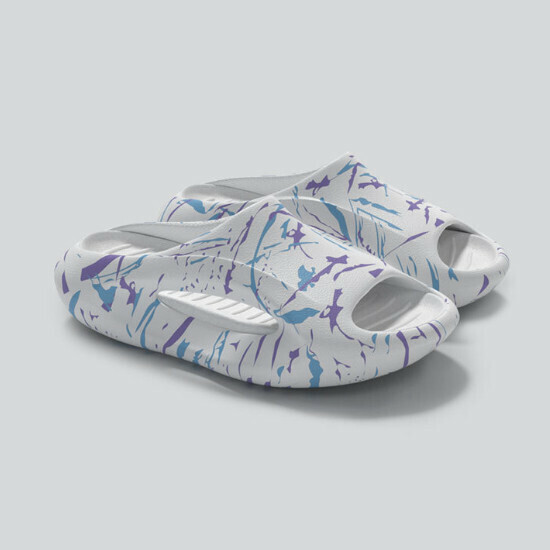 Hot selling eva anti-slip and wear-resistant graffiti sandals [white] [size 36-45] (please contact customer service to confirm the delivery size after placing the order)