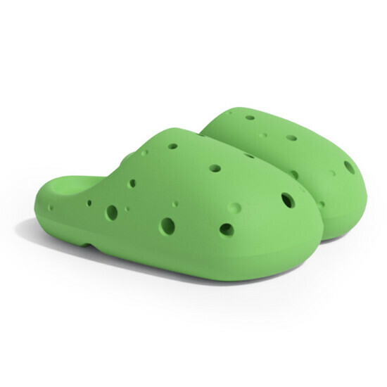 Hot selling cheese cave couple slippers [small magnesium green] [size 36-41] (please contact customer service to confirm the delivery size after placing the order)