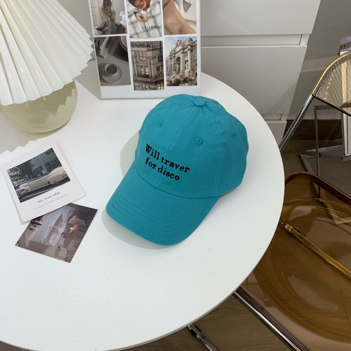 Hot selling baseball cap outdoor sports sun hat (M (56-58cm) lake blue)