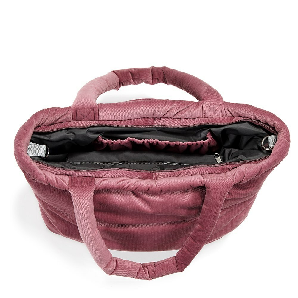 La Millou波蘭 Aspen防水空氣時尚媽媽購物包｜舒柔酒紅