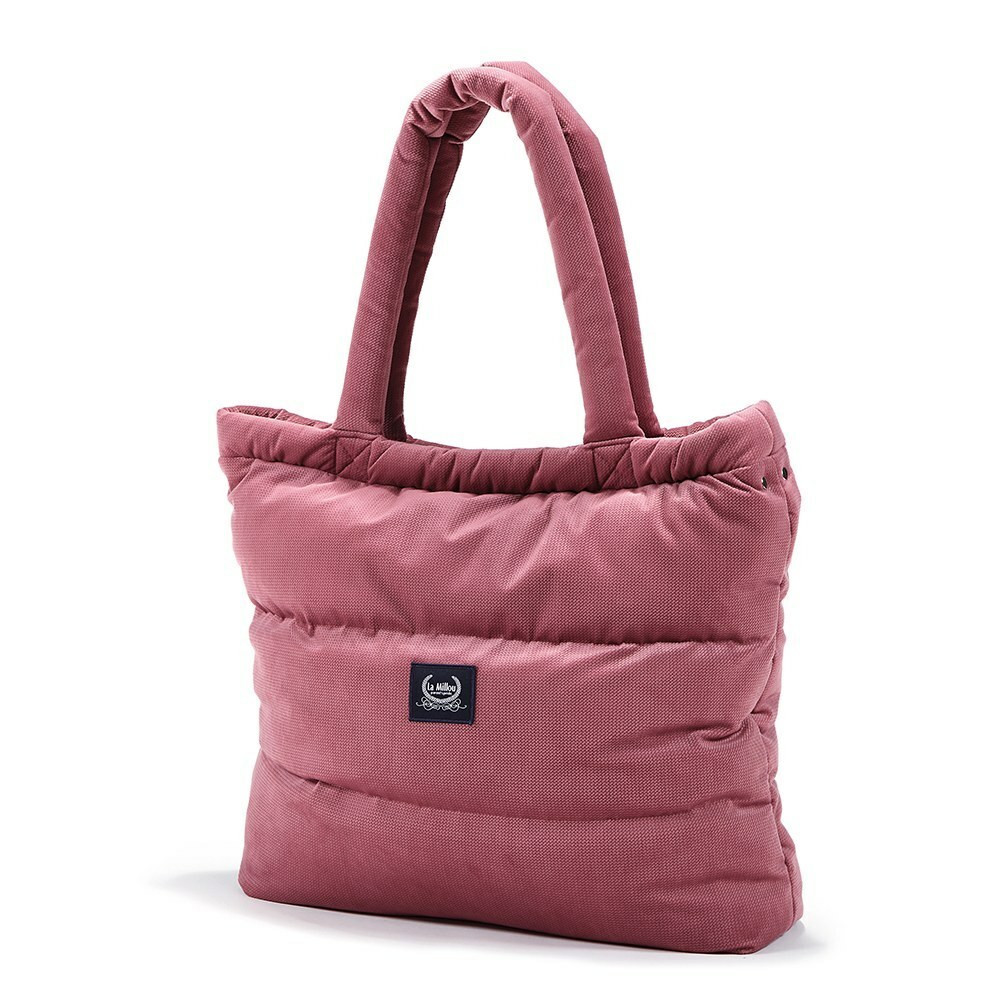 La Millou波蘭 Aspen防水空氣時尚媽媽購物包｜舒柔酒紅