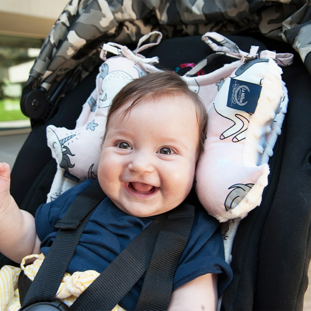 La Millou波蘭 天使枕竹纖機能款｜抗菌枕｜童話獨角獸(綠底)