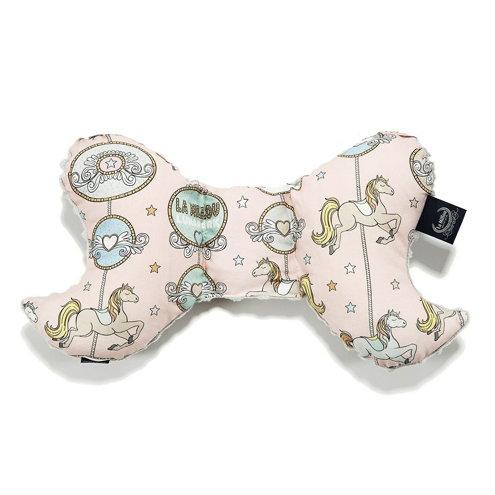 La Millou波蘭 天使枕｜旋轉小木馬(粉底)｜牛奶星空灰