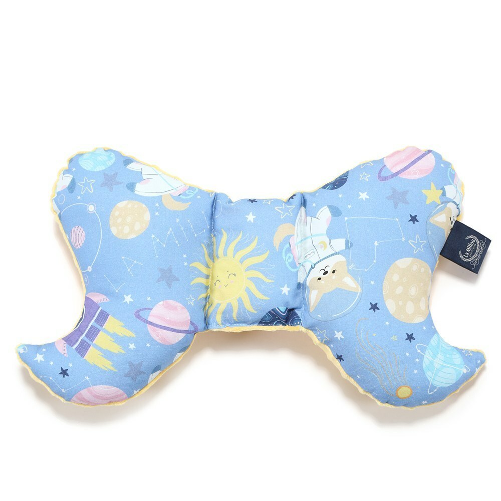 La Millou波蘭 天使枕｜星空胖柯基(藍底)｜清恬芒果黃