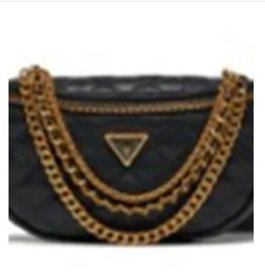 [S] GUESS HWQA87 48800 BLA GIULLY BELT BAG,BLACK, 190231784791 (SGU555)
