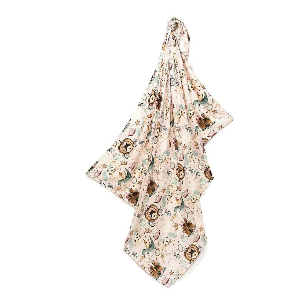 La Millou波蘭 竹纖涼感巾｜抗菌包巾｜仙履奇緣(粉底)