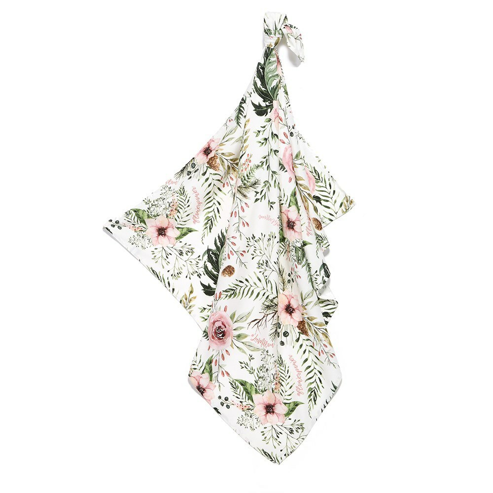 La Millou波蘭 竹纖涼感巾｜抗菌包巾｜伯爵粉茶花