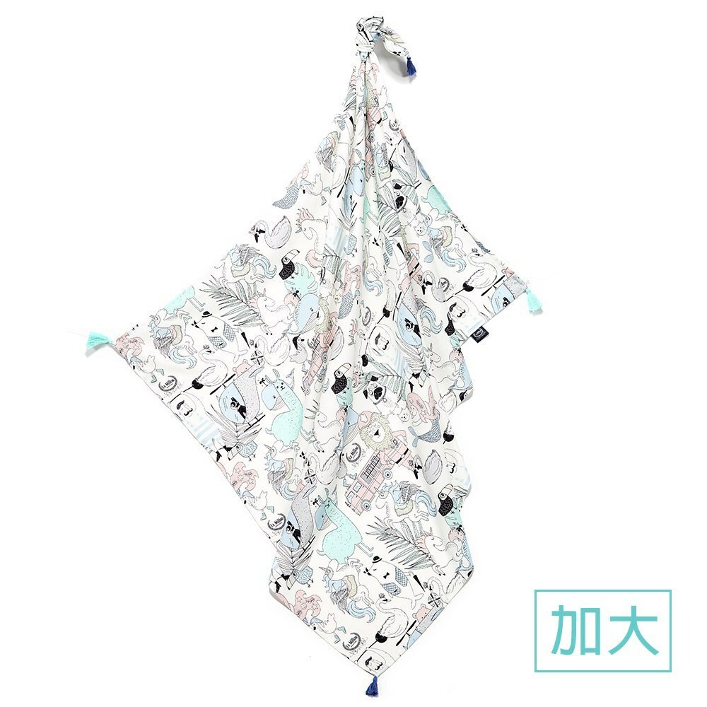 La Millou波蘭 竹纖涼感巾加大(140x110cm)｜抗菌包巾｜La Millou Family II