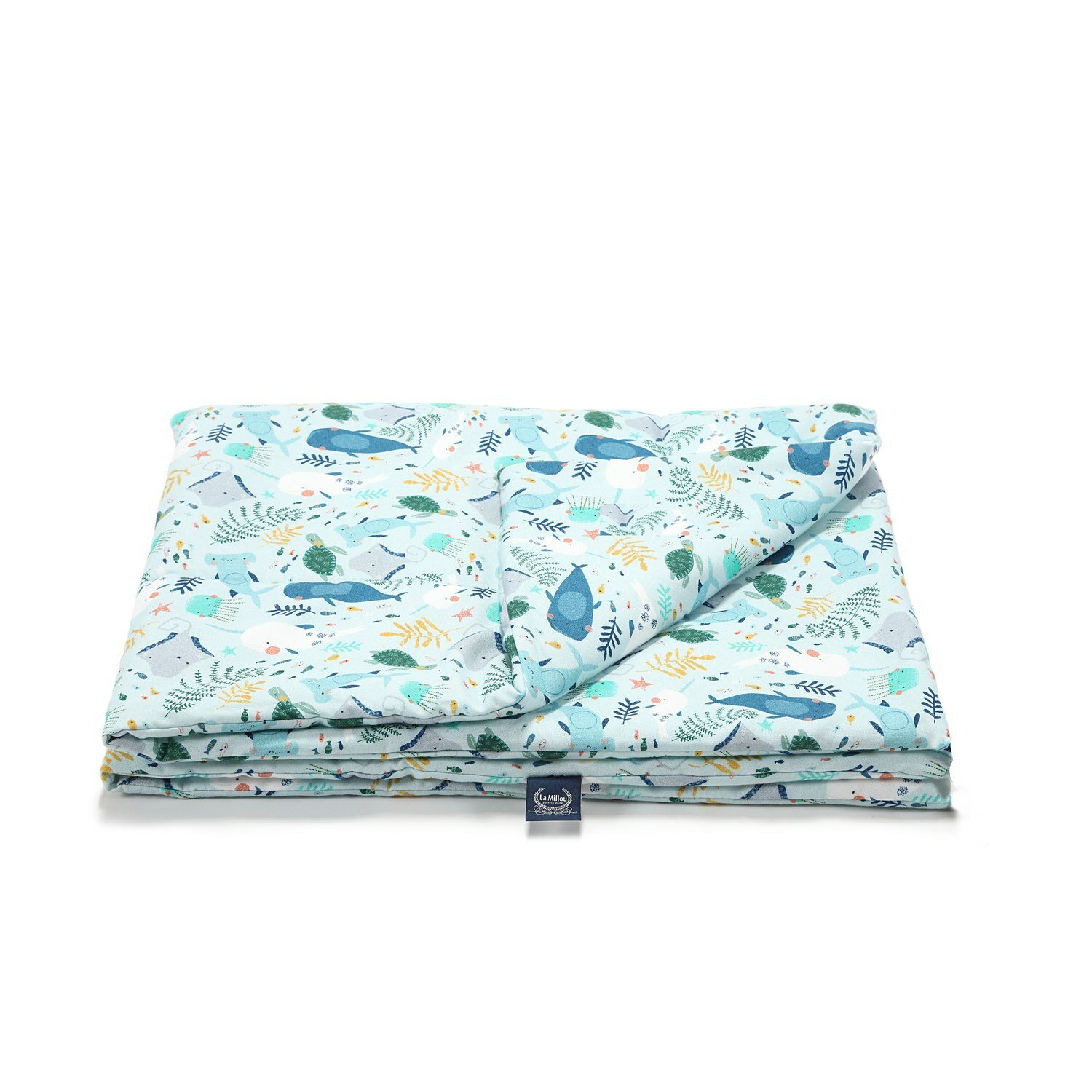 La Millou波蘭 竹纖涼感被(140x110cm)｜抗菌被｜無流蘇簡約質感｜海底總動員