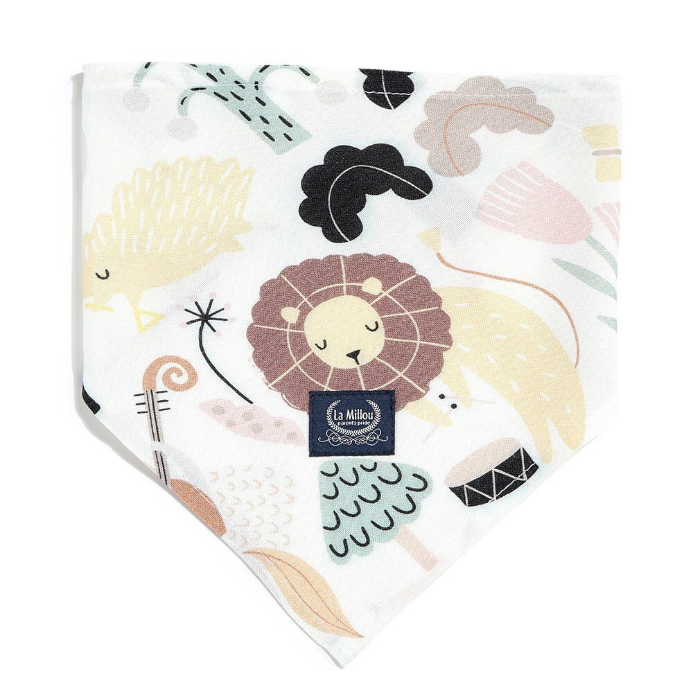 La Millou波蘭 竹纖涼感口水兜｜抗菌口水兜｜動物交響樂