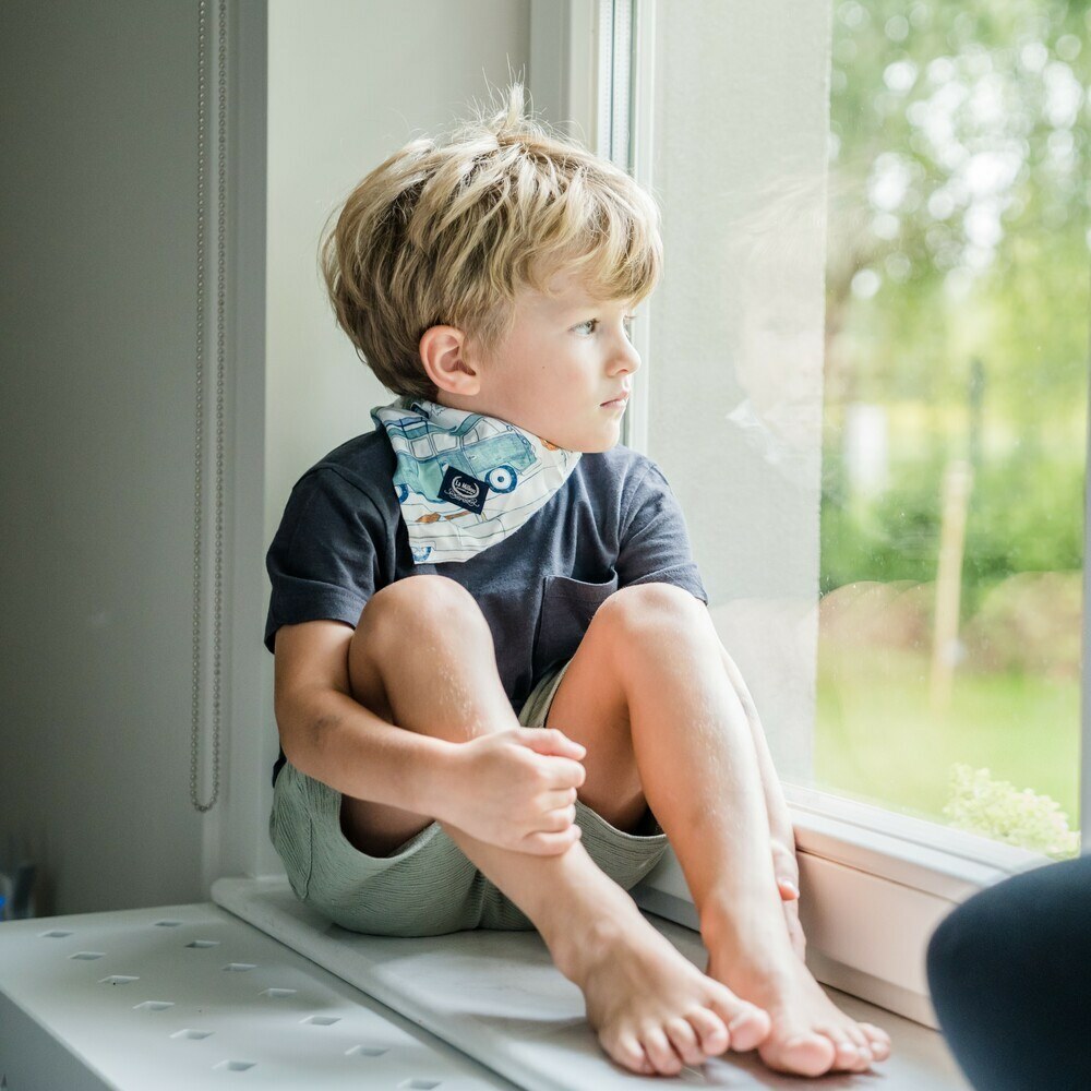 La Millou波蘭 竹纖涼感口水兜｜抗菌口水兜｜澳洲森友會(粉底)