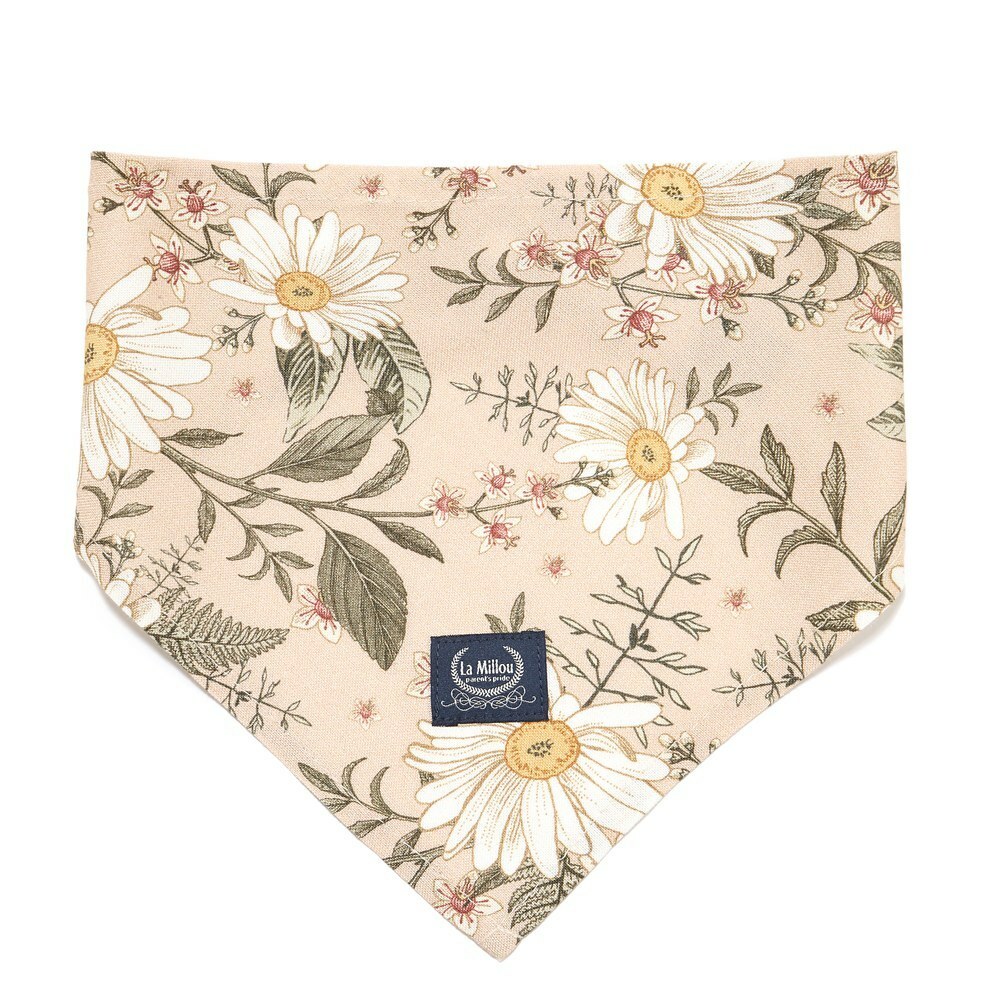 La Millou波蘭 竹纖涼感口水兜｜抗菌口水兜｜浪漫雛菊