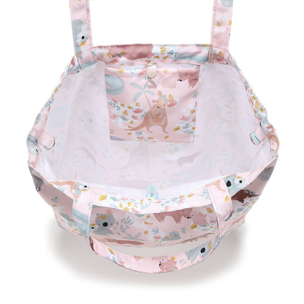 La Millou波蘭 FEERIA 多功能時尚媽媽束口購物袋｜澳洲森友會(粉底)