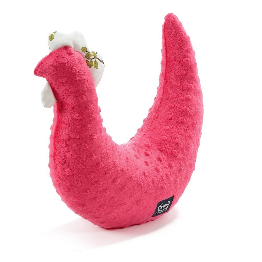 La Millou波蘭 黛安奶奶迷你雞｜豆豆護頸枕｜粉紅棉花糖