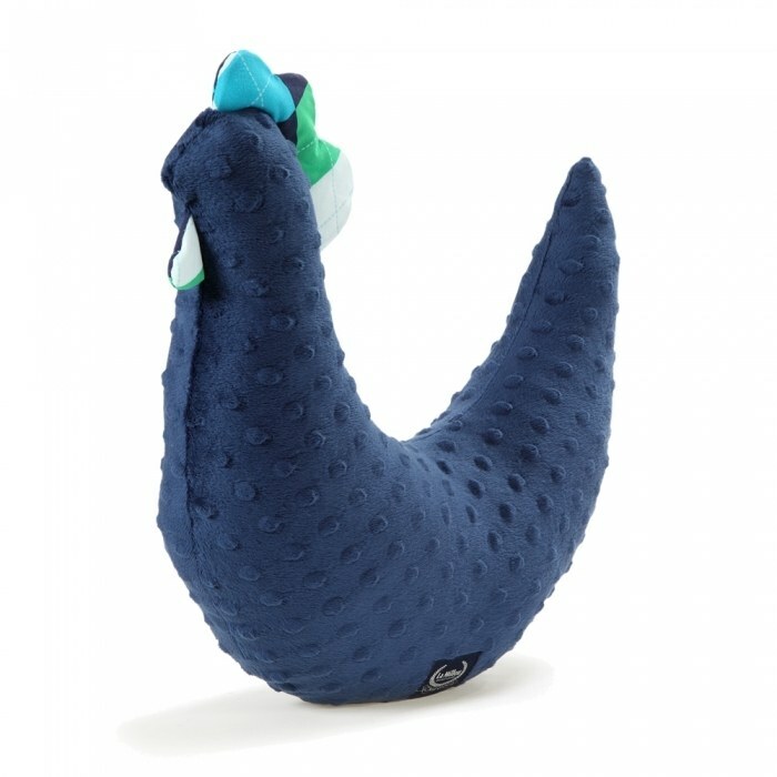 La Millou波蘭 黛安奶奶迷你雞｜豆豆護頸枕｜勇氣海軍藍